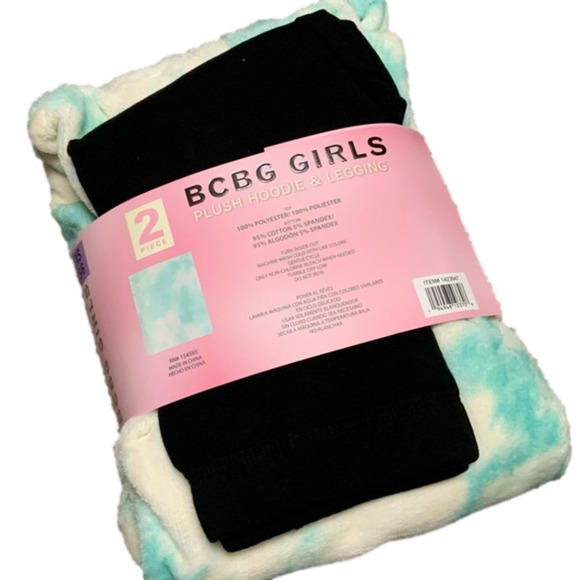 BCBG Girl's Hoodie Legging Set Size XS NWT - Picture 3 of 7